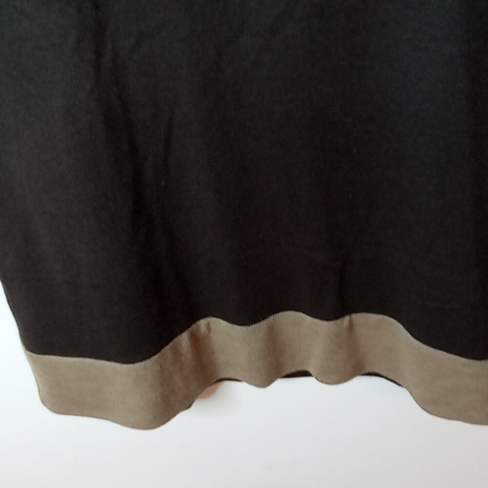 Connected women's size Small brown knit dress. - Picture 3 of 7